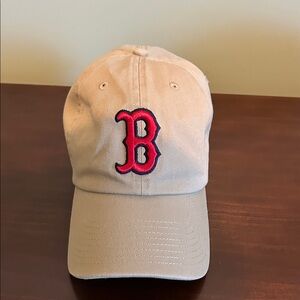 47 Brand Boston Red Sox Tan and Red Baseball Cap